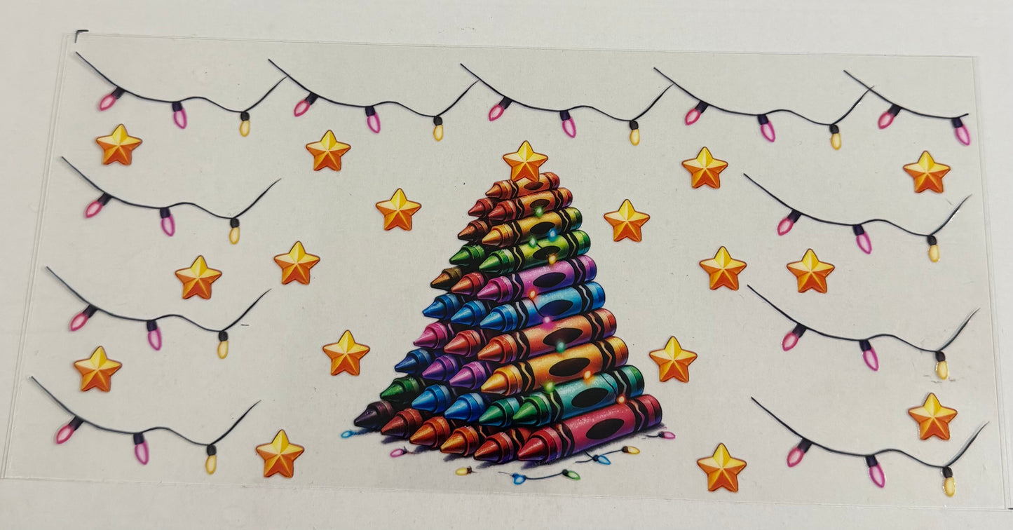 Crayon/ Christmas tree 0408