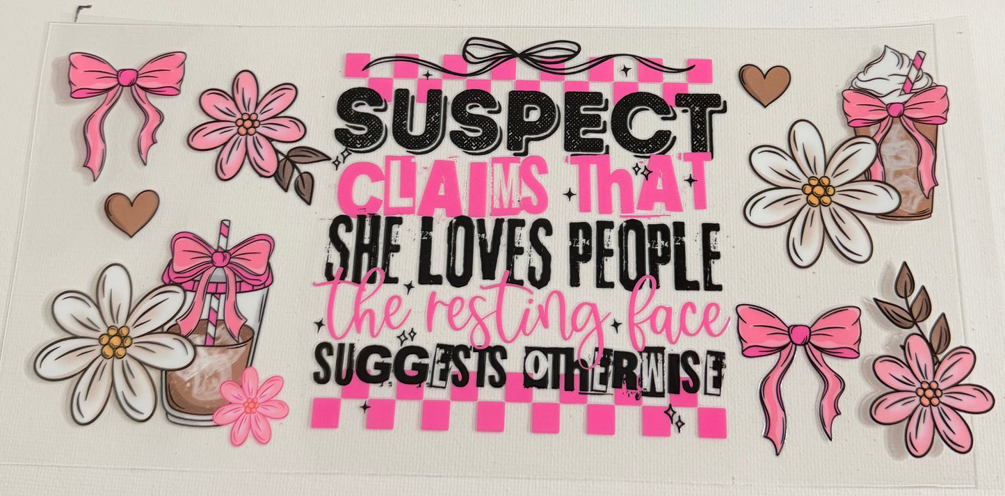 Suspect Claims That She Loves People The Resting Face Suggests Otherwise 0744