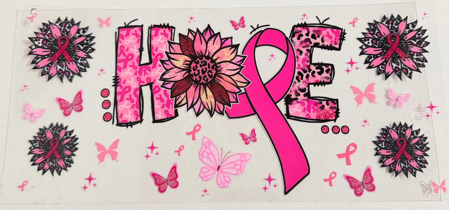HOPE pink ribbon 0462