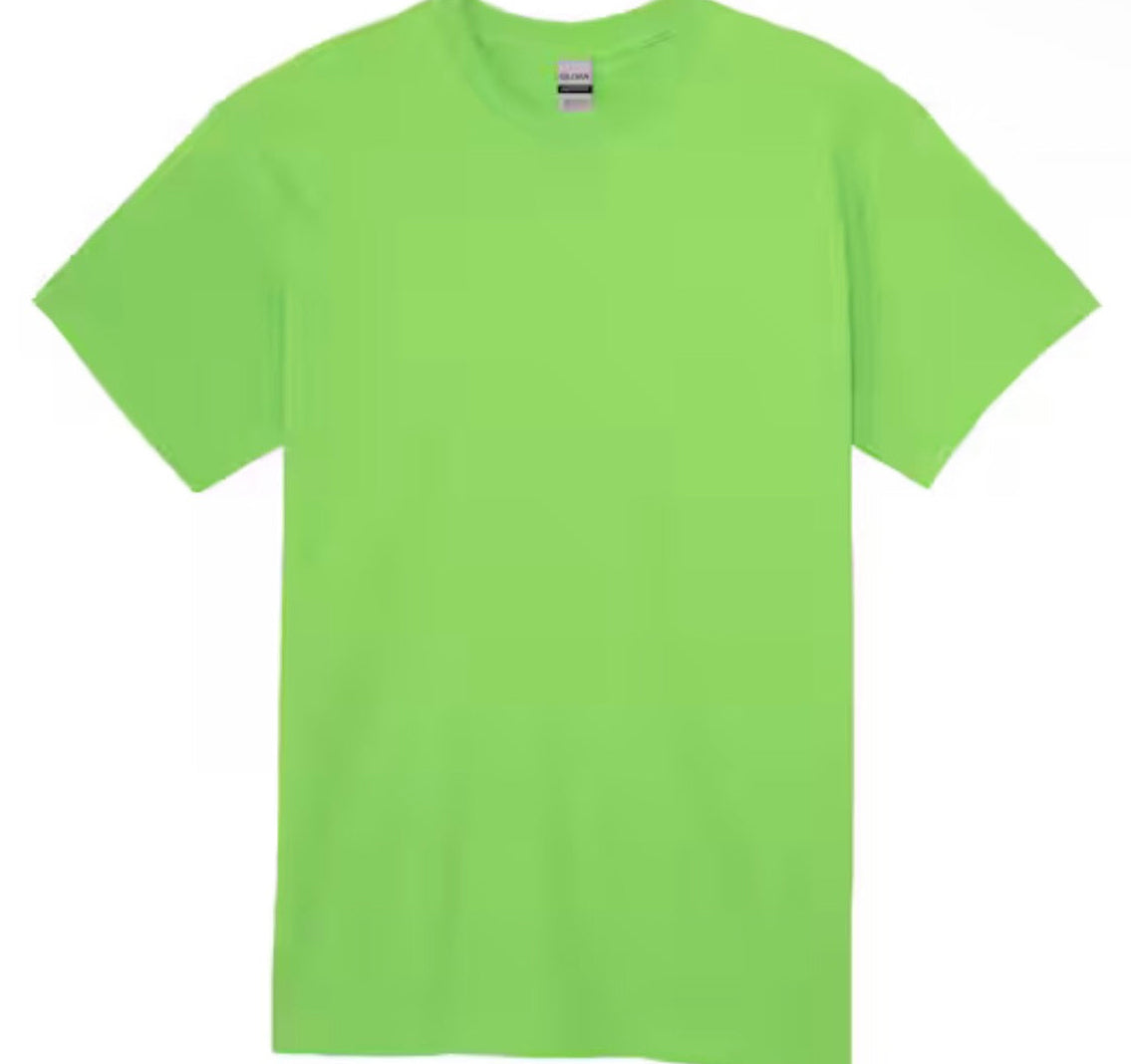 Lime Green Gildan T-Shirt