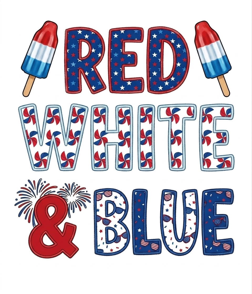 Red white & blue #36