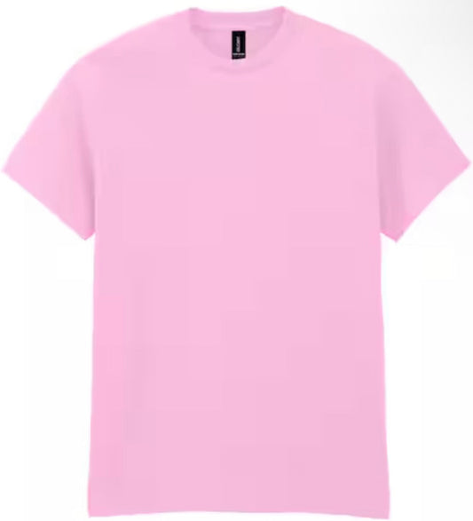 Light pink Gildan t-shirt