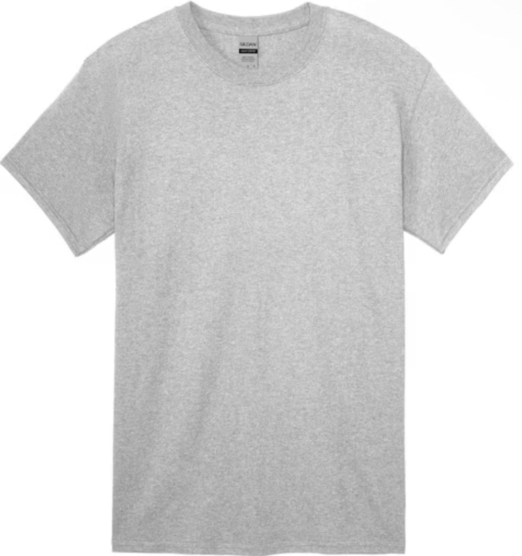 Grey color Gildan t-shirt