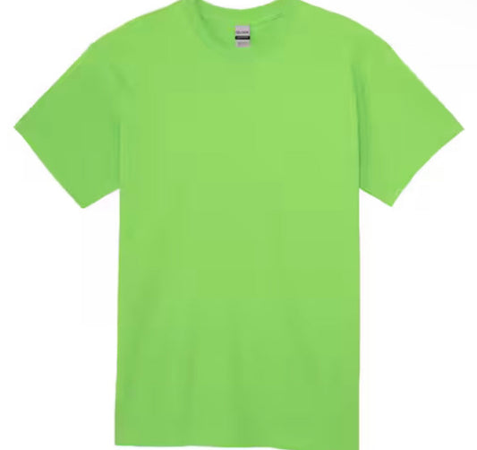 Lime Green Gildan T-Shirt