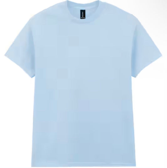 Light blue Gildan t-shirt
