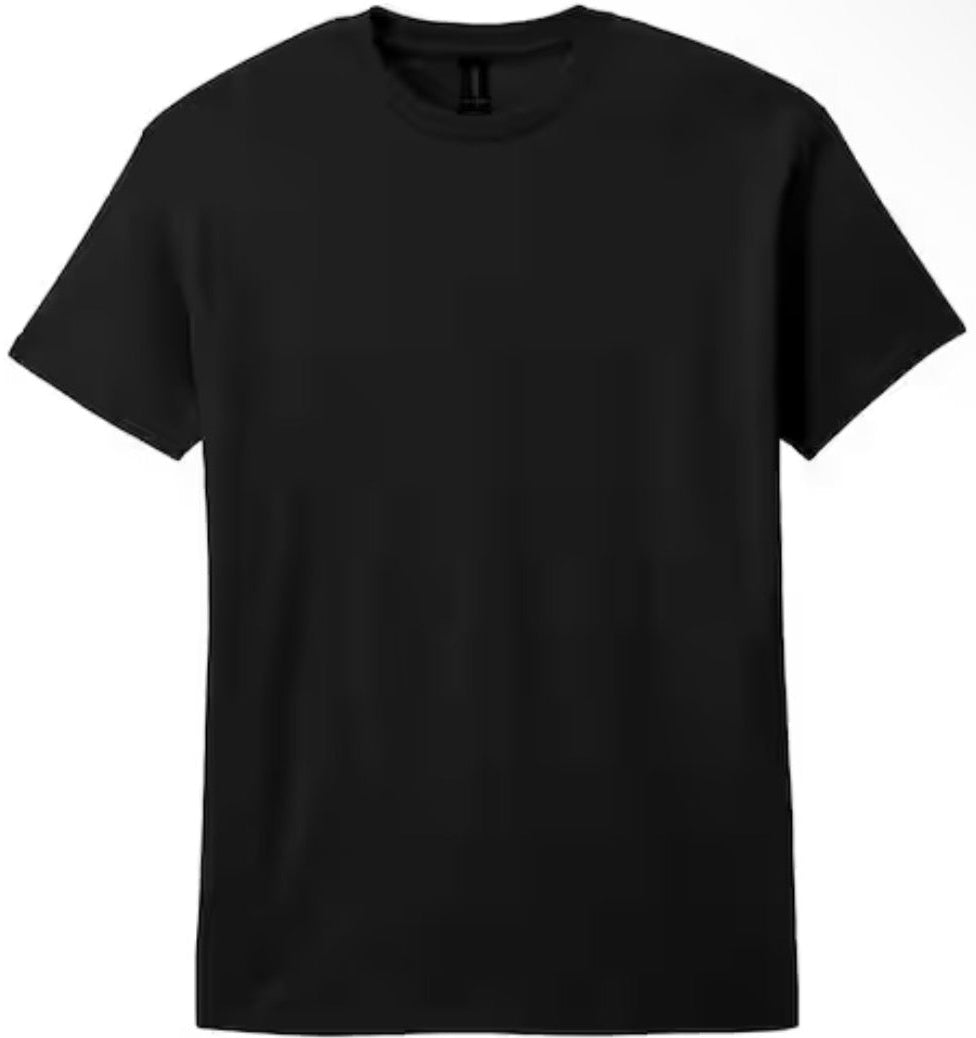Black color Gildan t-shirt